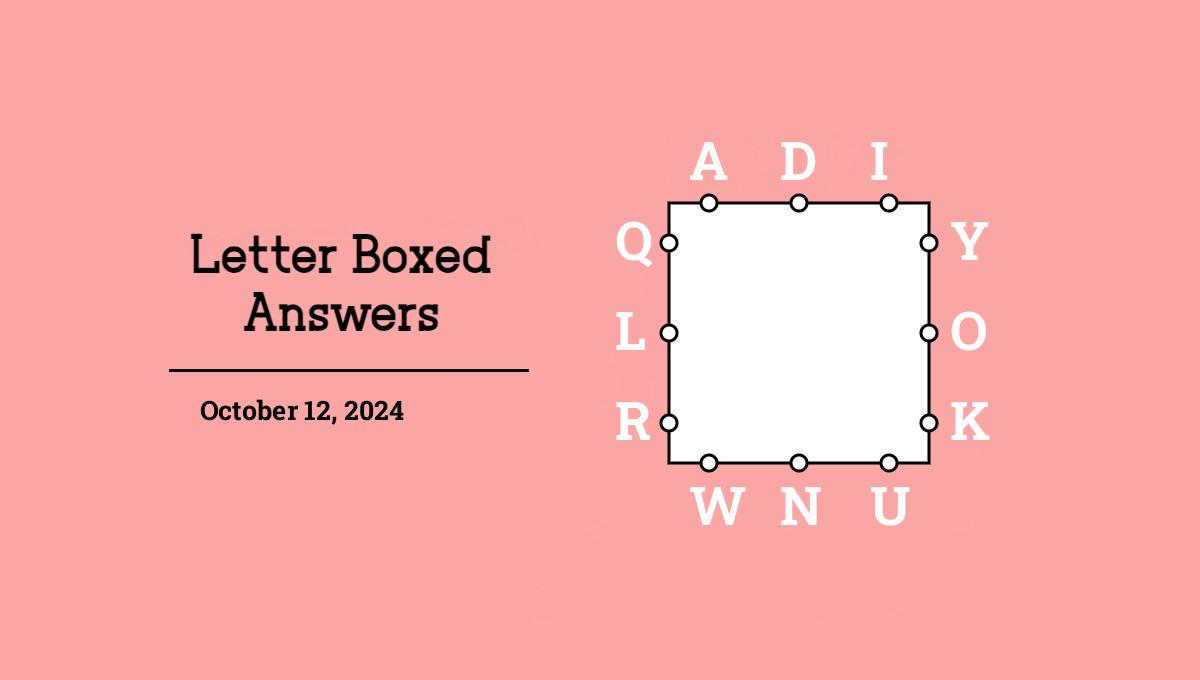 October 12, 2024 answers