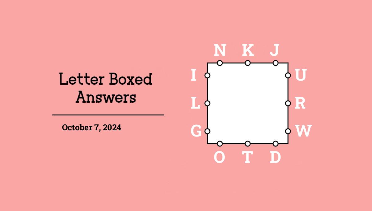 October 7, 2024 answers