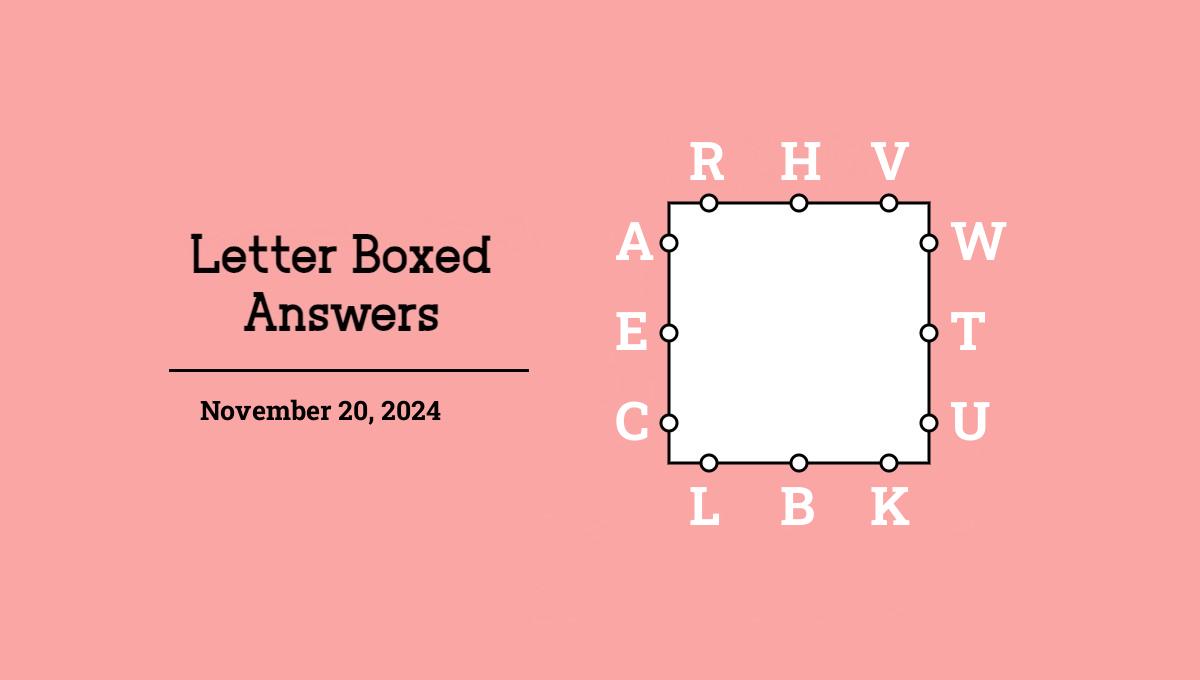 November 20, 2024 answers