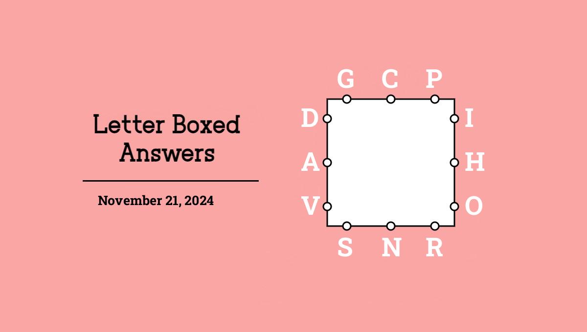 November 21, 2024 answers