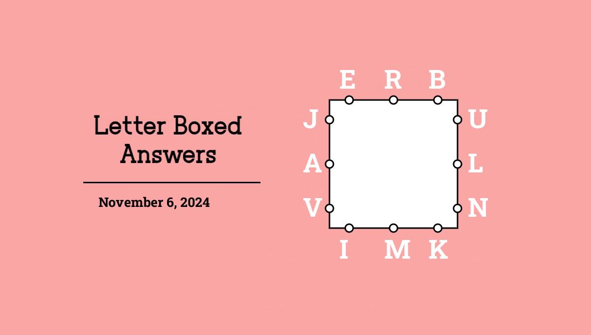 November 6, 2024 answers