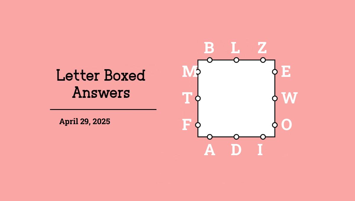 April 29, 2025 answers