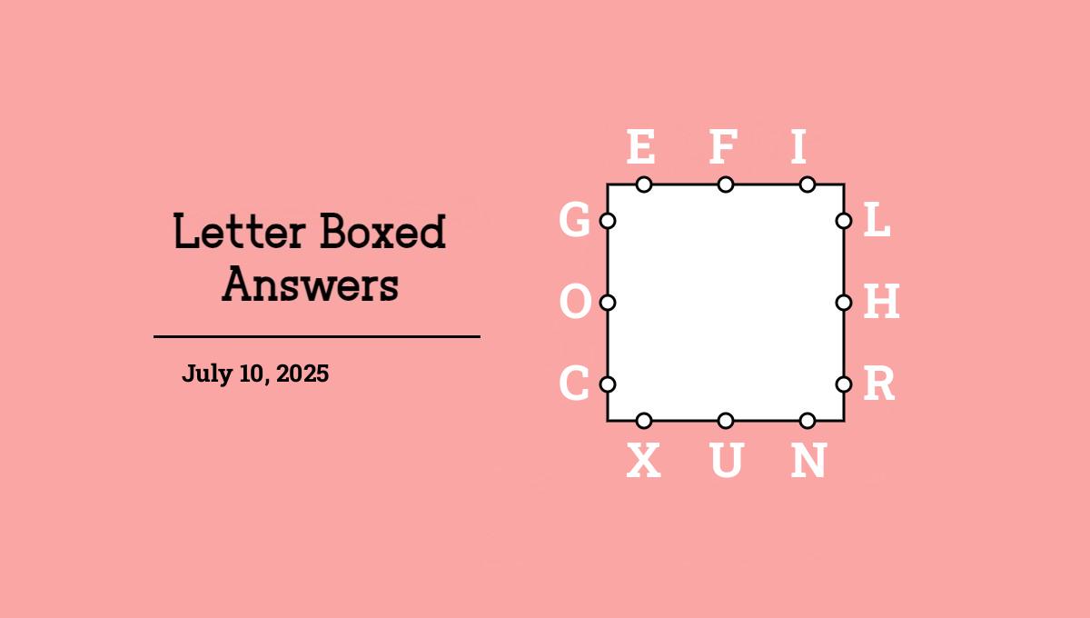 July 10, 2025 answers