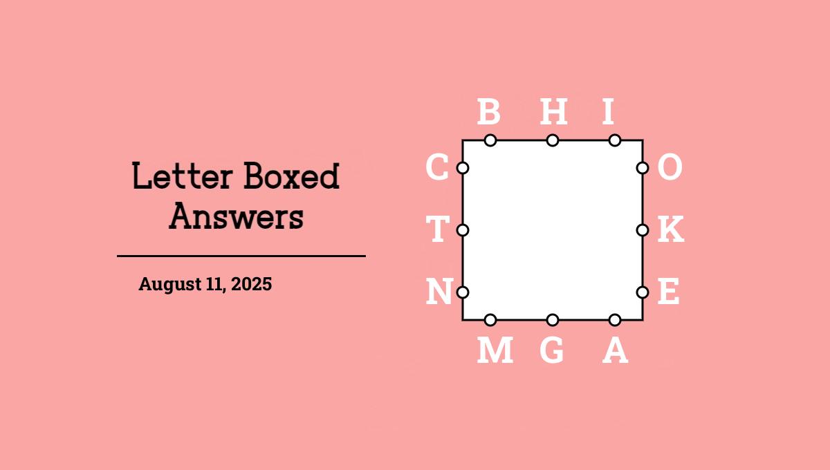 August 11, 2025 answers
