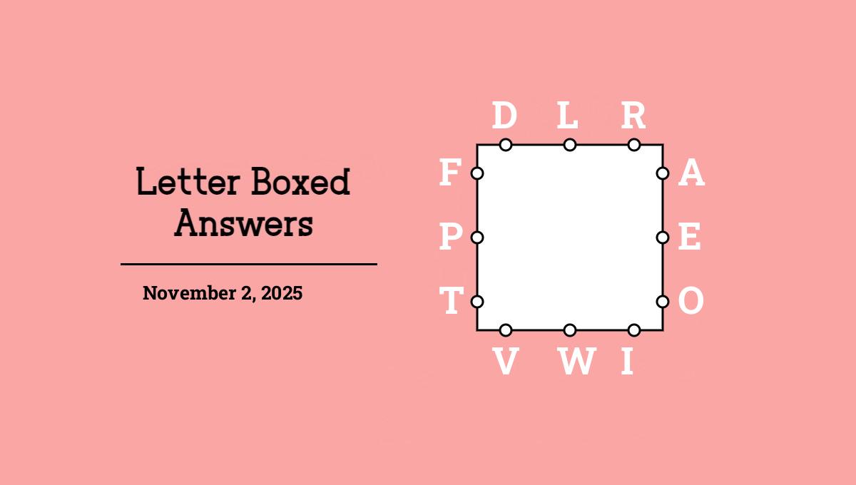 November 2, 2025 answers