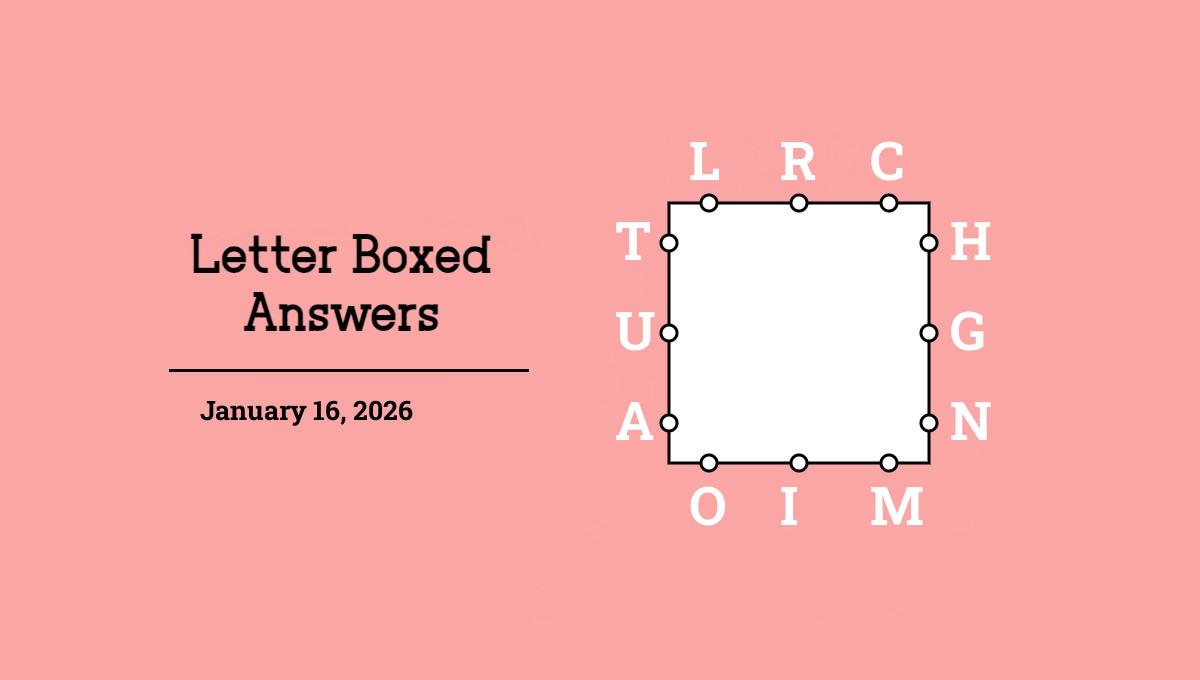 January 16, 2026 answers