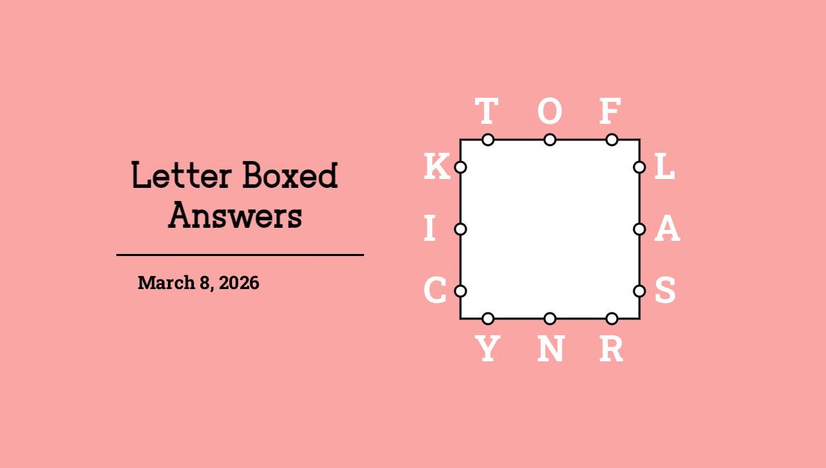 March 8, 2026 answers