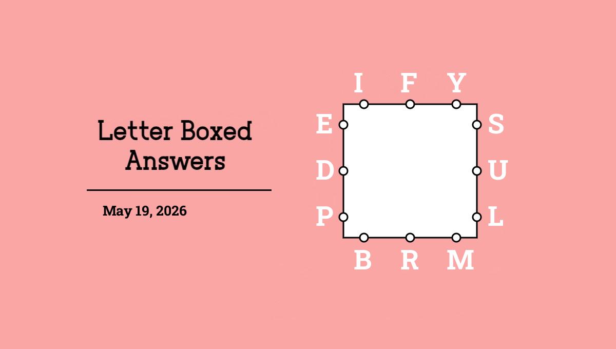 May 19, 2026 answers