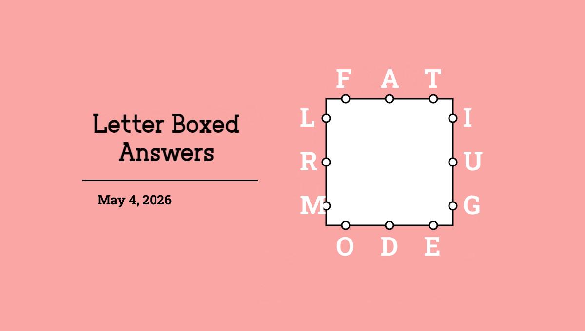 May 4, 2026 answers