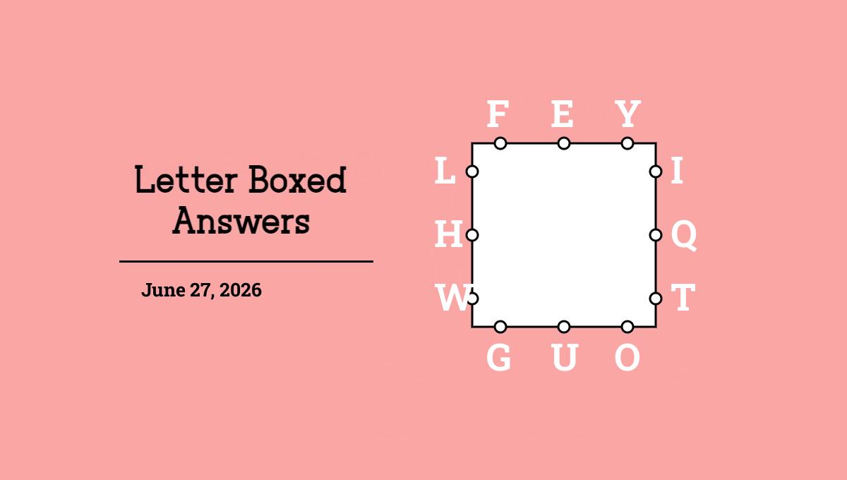 June 27, 2026 answers