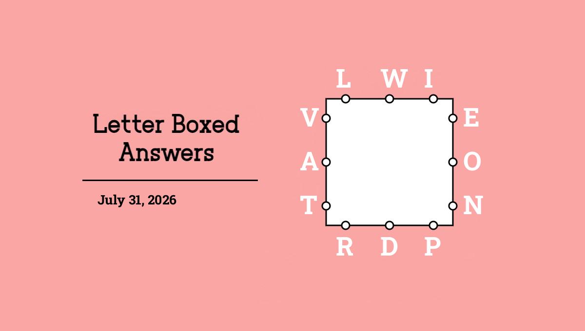 July 31, 2026 answers