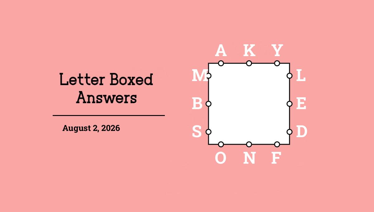 August 2, 2026 answers