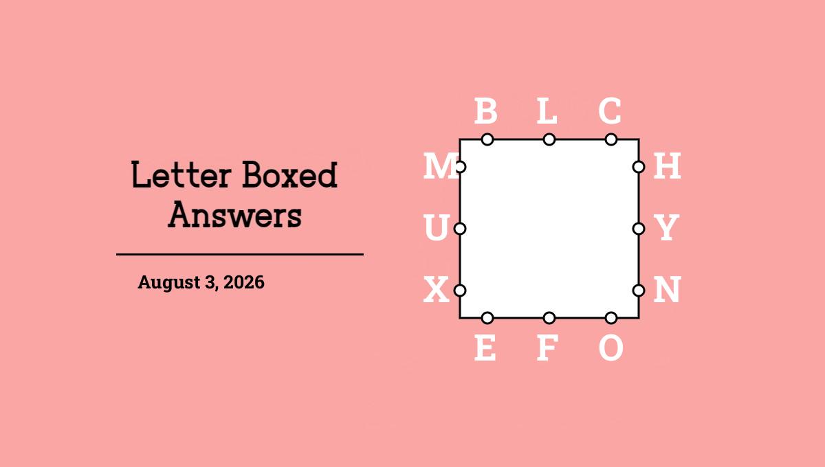 August 3, 2026 answers