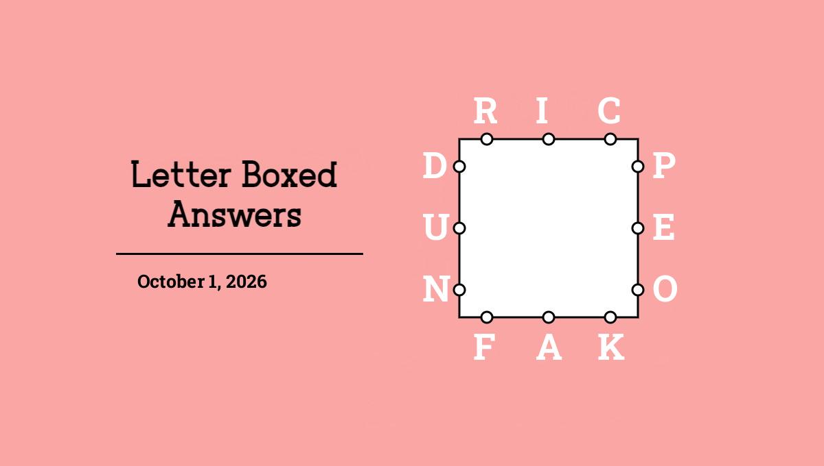October 1, 2026 answers