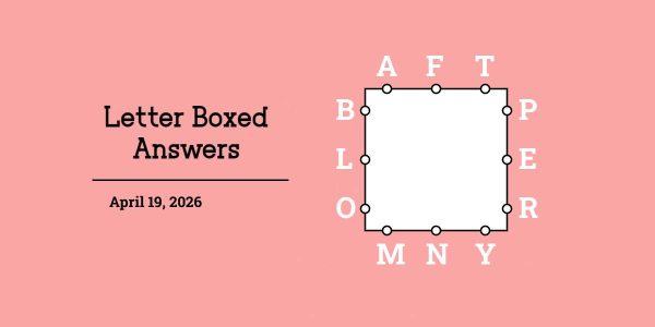 April 19, 2026 answers