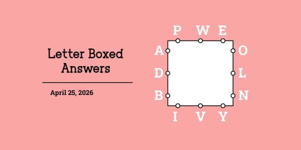 April 25, 2026 answers