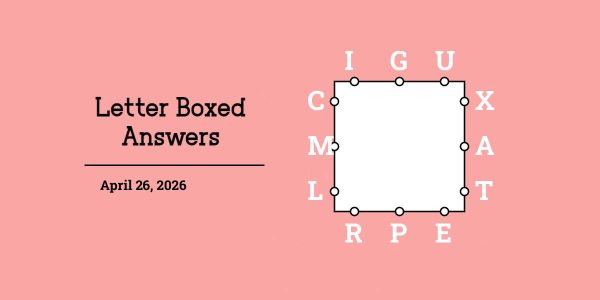 April 26, 2026 answers