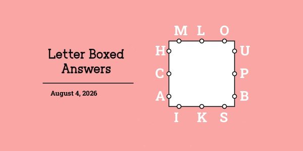 August 4, 2026 answers