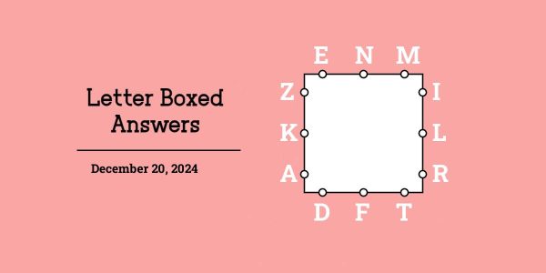 December 20, 2024 answers